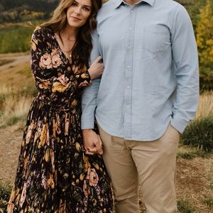 Rina Floral Long Sleeve Maxi Dress